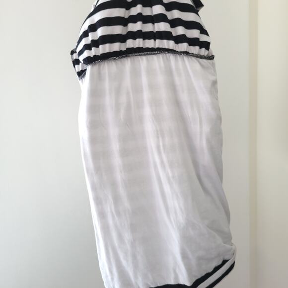 Sundry Ruched Tank Dress Striped XL - Picture 9 of 13